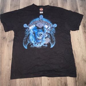 Harley Davidson tee, thrifted and cleaned, size L, can negotiate price.